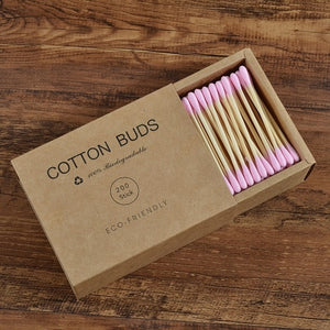 200 pcs/Pack Eco Friendly Bamboo Cotton Buds