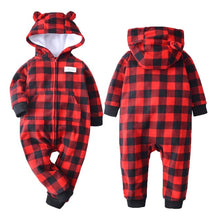 Load image into Gallery viewer, Chequered Baby and Toddler Jumpsuit onesie Romper