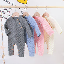 Load image into Gallery viewer, Baby Boy / Girl Knitted Long-sleeve Jumpsuit