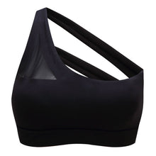 Load image into Gallery viewer, One Shoulder Strap Sports Bra