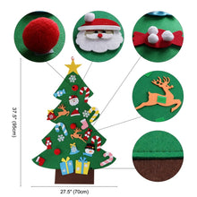 Load image into Gallery viewer, DIY Felt Christmas Tree Wall Hanging Decoration