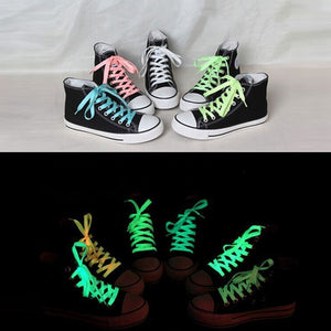 Neon Fluorescent Shoe Laces Glow in the dark
