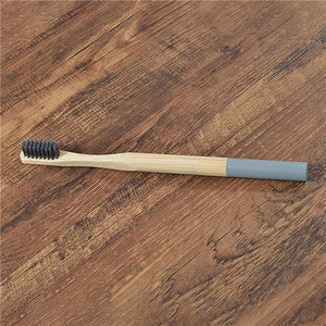 5 pcs Adult Eco Friendly Bamboo Toothbrushes Soft Bristles